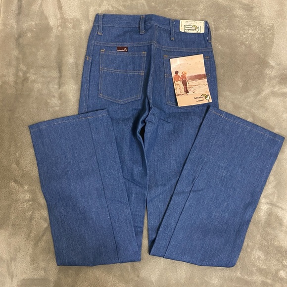 Vintage 70’s Tailfeathers Bell Bottom Jeans - Picture 11 of 12